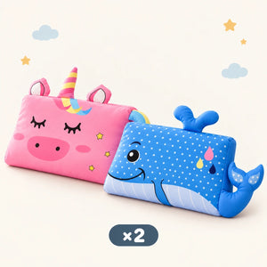 Pack Frère & Sœur : 2 oreillers DREAMZOO™ au choix